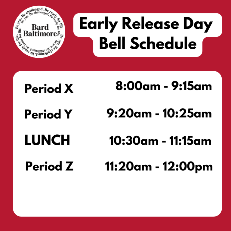 Bell Schedules BEC Baltimore